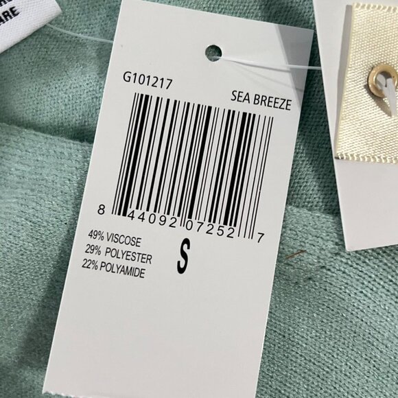 Magaschoni WOMEN'S SEA BREEZE HOODIE SWEATER NEW WITH TAG GREEN‎ SIZE SMALL - Picture 15 of 15